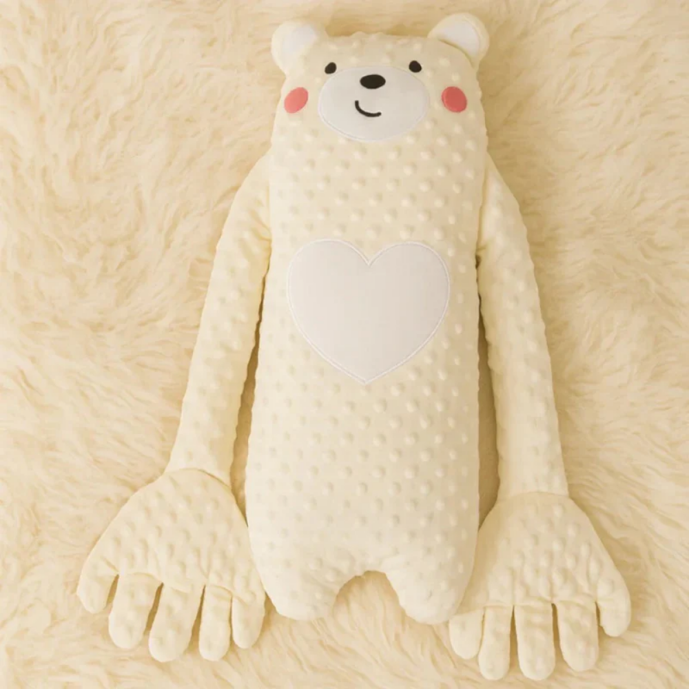 CuddleNest | Peluche Compagno di Sonno Morbido con Braccia Lunghe | Comfort Rilassante per Bambini 8