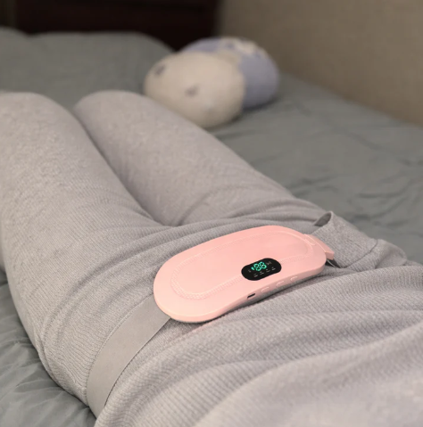Cuscinetto Termico Mestruale Senza Fili con Vibrazione e 3 Livelli di Calore - Comfort e Libertà di Movimento per Rilassamento Totale 2