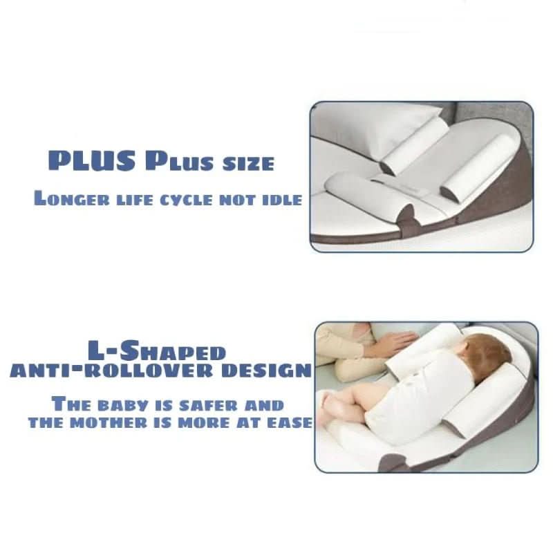 Cuscino Antireflusso Neonato Ergonomico con Inclinazione per Sonno Sicuro e Confortevole 5