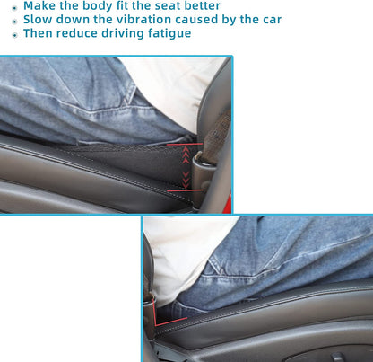 Ergonomic Car Cushion | Lumbar Pillow with Memory Foam for Comfort and Support Ideal for Short Drivers