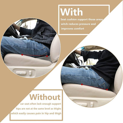 Ergonomic Car Cushion | Lumbar Pillow with Memory Foam for Comfort and Support Ideal for Short Drivers