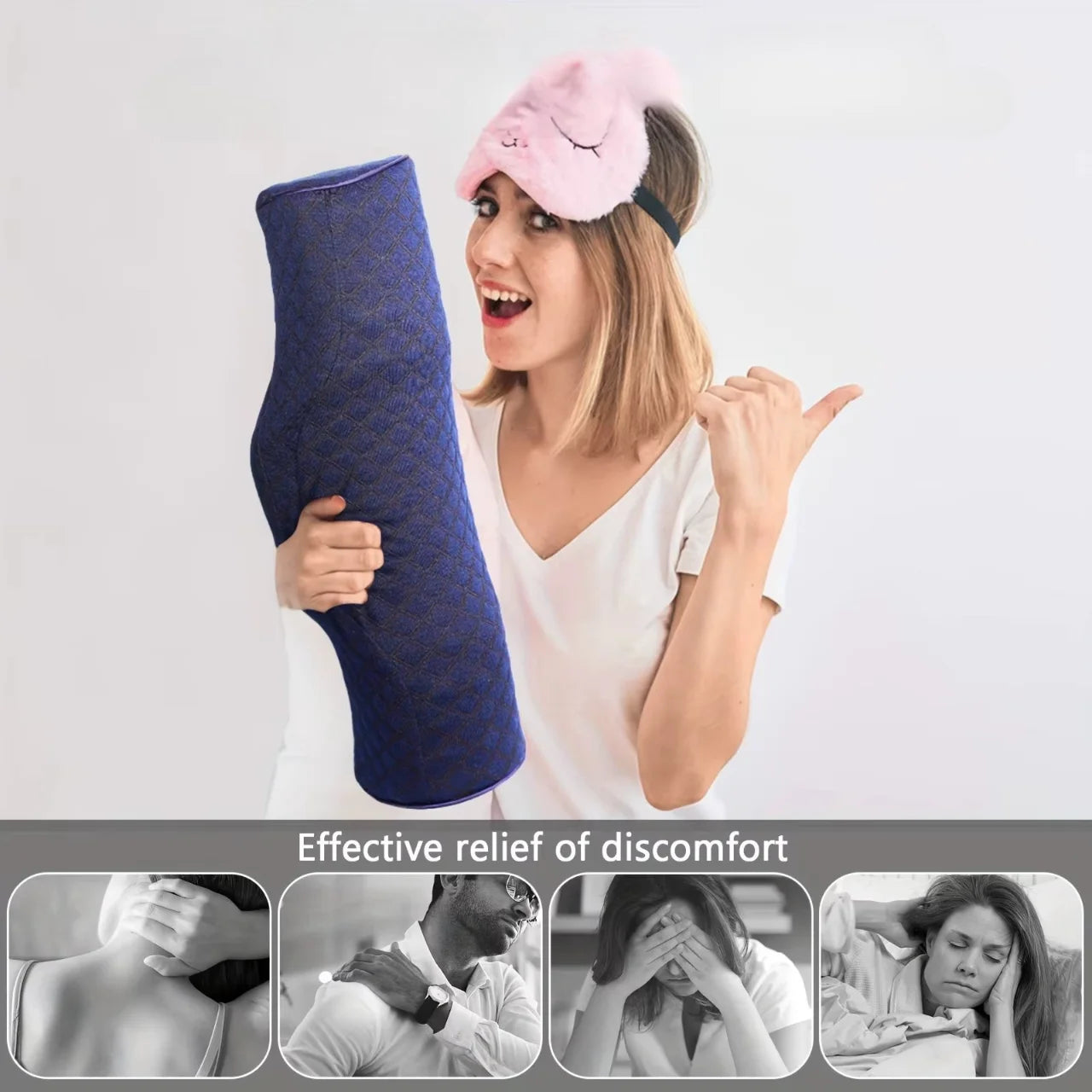 Cuscino Cervicale Ergonomico con Memory Foam per Supporto Ottimale | Cuscino Ortopedico per Sonno Ristoratore 5