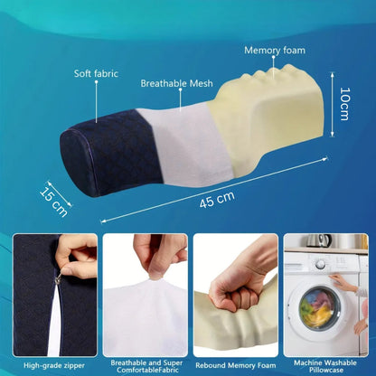 Cuscino Cervicale Ergonomico con Memory Foam per Supporto Ottimale | Cuscino Ortopedico per Sonno Ristoratore 7