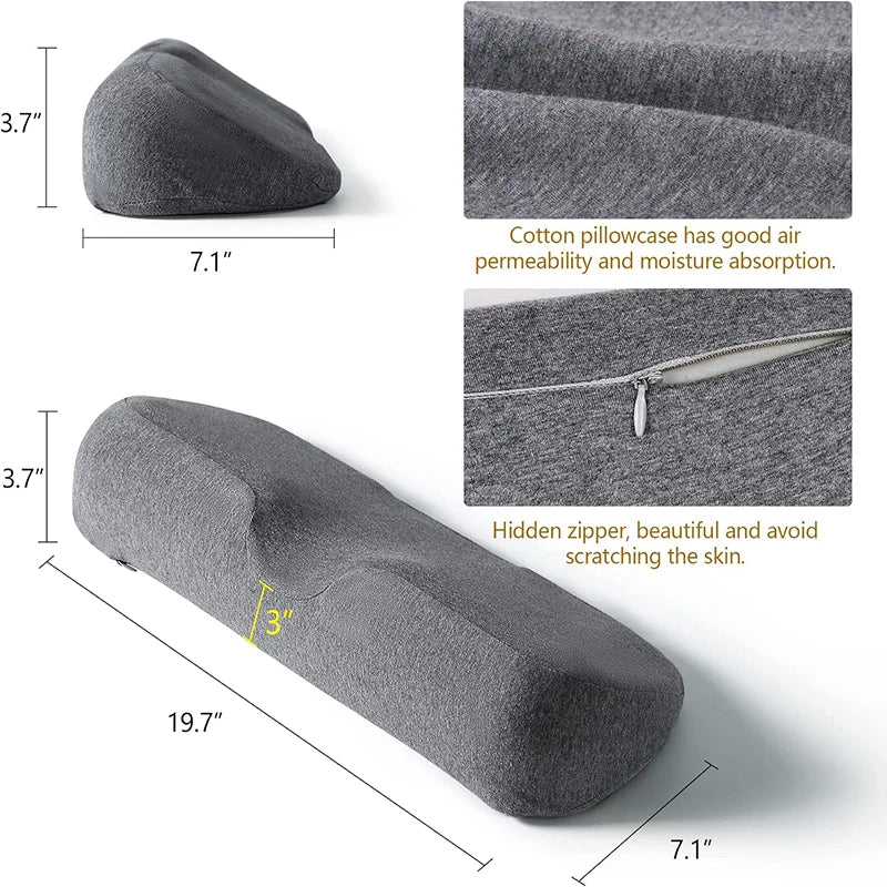 Cuscino Cervicale Ergonomico in Memory Foam con Rivestimento Traspirante | Supporto Ideale per un Sonno Ristoratore 6