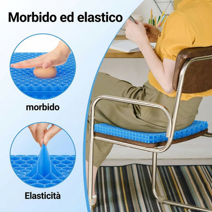 Cuscino Ergonomico Cervicale con Supporto Ottimale in Gel per Sonno Ristoratore 6