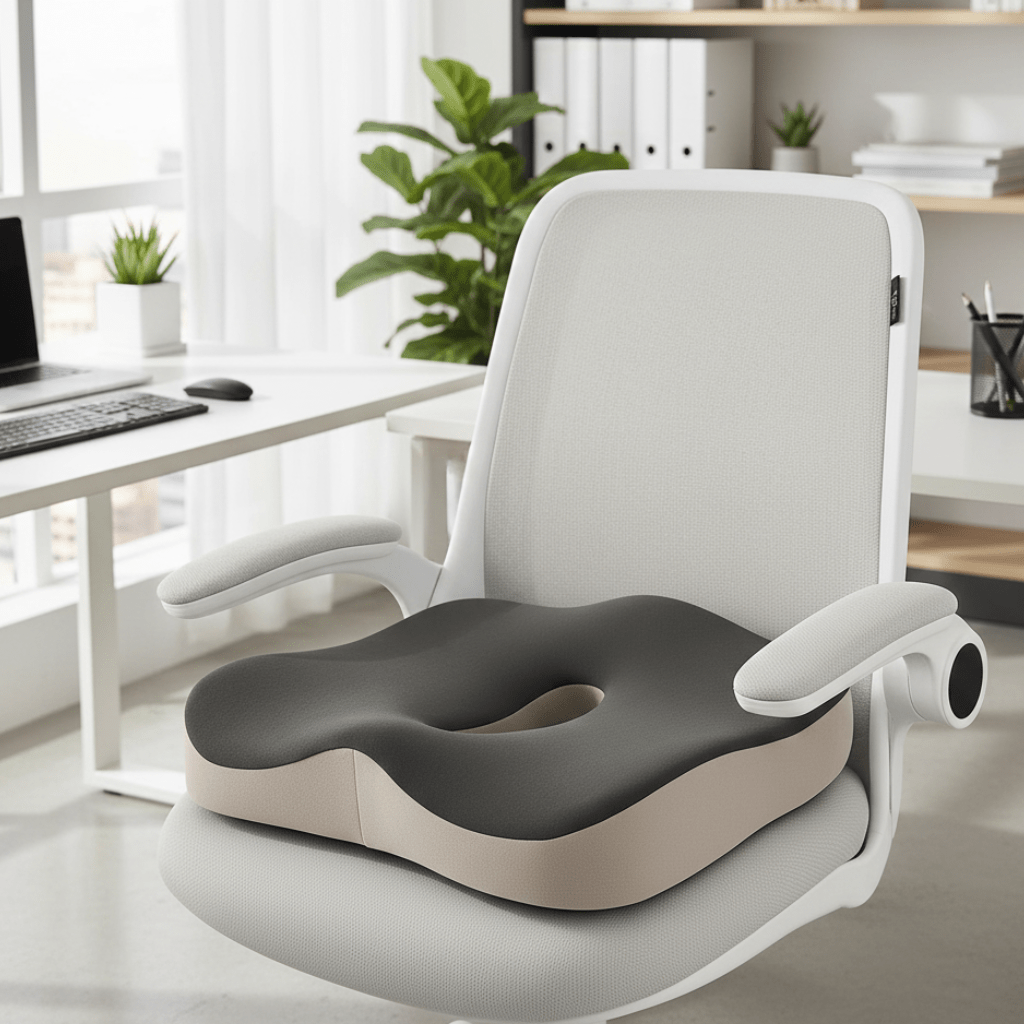 Cuscino Ergonomico Sedia con Supporto Lombare in Memory Foam | Comfort e Postura Migliorati per Seduta Ergonomica