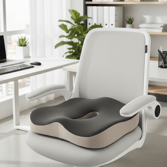 Cuscino Ergonomico Sedia con Supporto Lombare in Memory Foam | Comfort e Postura Migliorati per Seduta Ergonomica