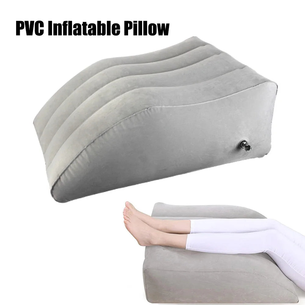Cuscino Gonfiabile Viaggio | Supporto Ergonomico per Gambe con Design Portatile | Comfort Ideale per Viaggi e Relax 0