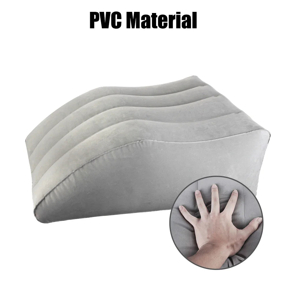 Cuscino Gonfiabile Viaggio | Supporto Ergonomico per Gambe con Design Portatile | Comfort Ideale per Viaggi e Relax 4