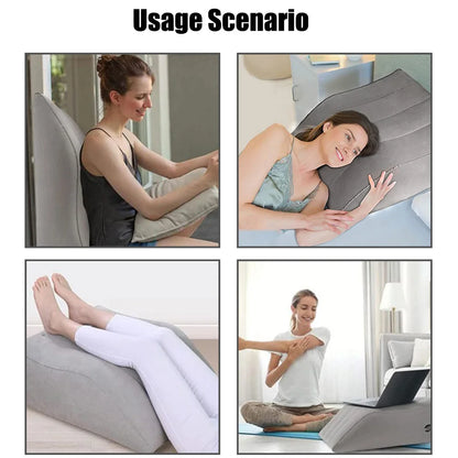Cuscino Gonfiabile Viaggio | Supporto Ergonomico per Gambe con Design Portatile | Comfort Ideale per Viaggi e Relax 5
