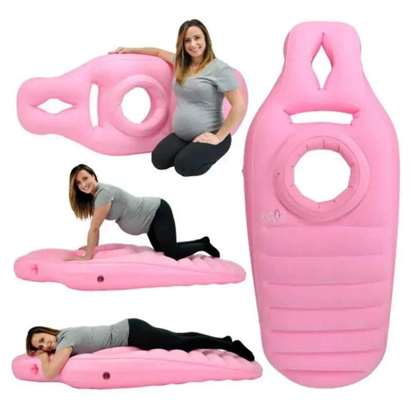 Cuscino Gravidanza Ergonomico | Cuscino Gonfiabile per Comfort Notturno per Donne Incinte 0