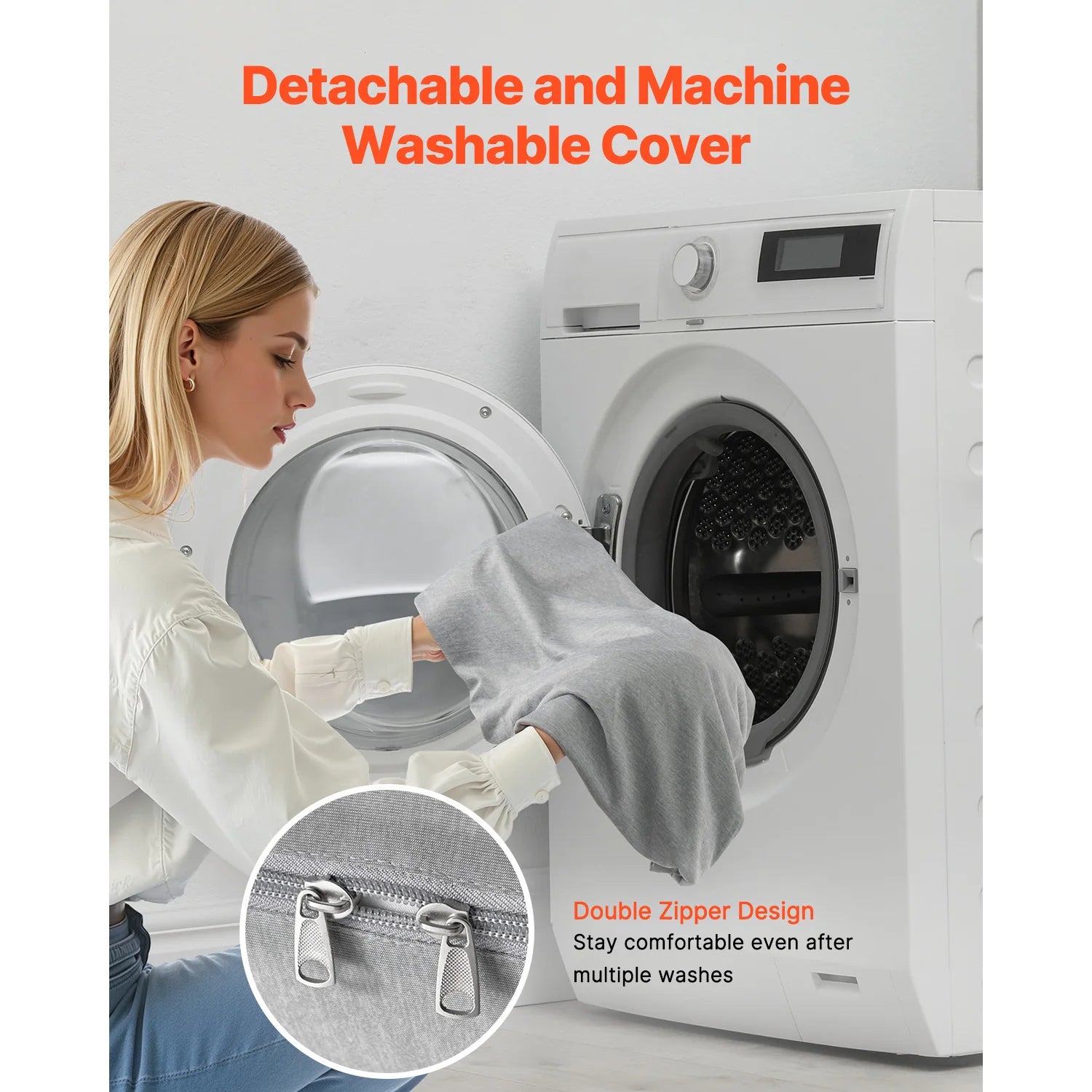 Cuscino Gravidanza Ergonomico | Supporto Completo per Comfort e Relax | Fodera Traspirante per Alleviare Mal di Schiena 4