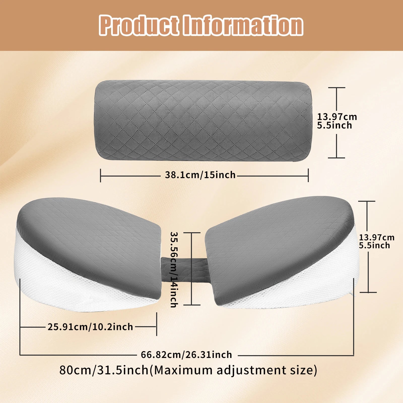 Cuscino Gravidanza | Cuscino per Dormire in Gravidanza con Supporto Ergonomico | Comfort Ottimale per Donne Incinte 1