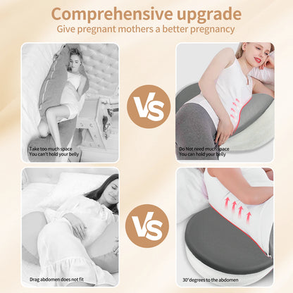 Cuscino Gravidanza | Cuscino per Dormire in Gravidanza con Supporto Ergonomico | Comfort Ottimale per Donne Incinte 3