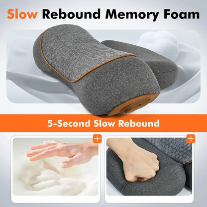 Cuscino Massaggiatore Cervicale | 3 in 1 con Riscaldamento e Trazione | Comfort e Rilassamento per Collo e Spalle 5