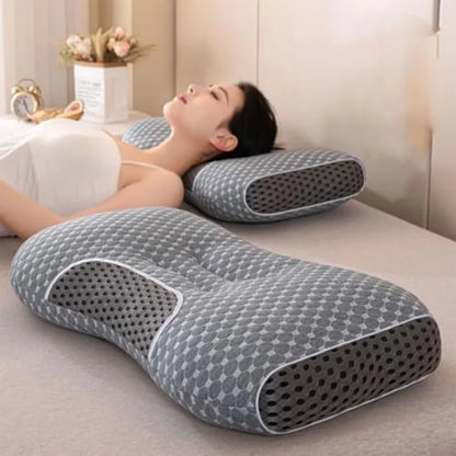 Cuscino Memory Cervicale | Supporto Ergonomico con Tessuto Traspirante | Cuscino Ortopedico per Sonno Ristoratore 0