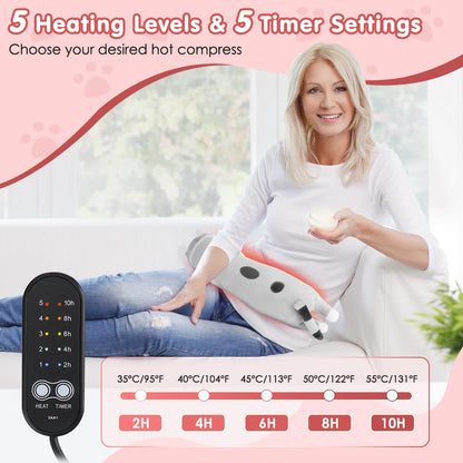 Cuscino Riscaldante USB | Cuscino Riscaldabile con 5 Livelli di Temperatura | Comfort e Sollievo per Crampi Mestruali e Relax 1