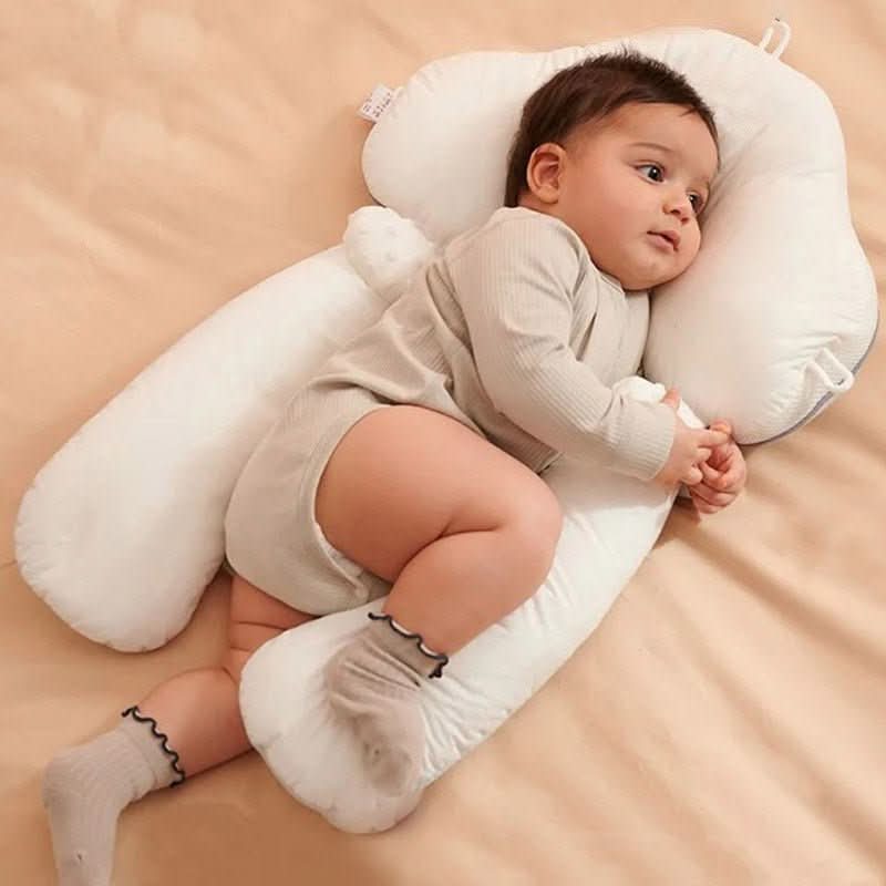 Cuscino per Neonati | Cuscino Ergonomico con Supporto Traspirante | Comfort Ottimale per Sonno Ristoratore 2