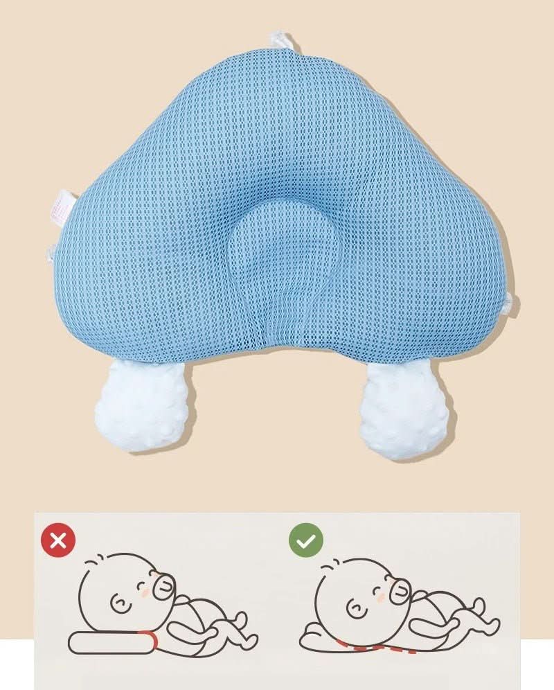 Cuscino per Neonati | Cuscino Ergonomico con Supporto Traspirante | Comfort Ottimale per Sonno Ristoratore 7