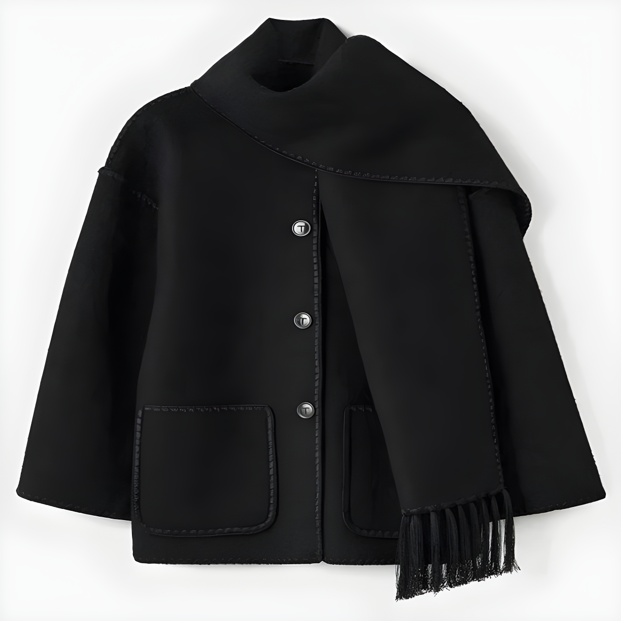 Women's Winter Jacket with Scarf