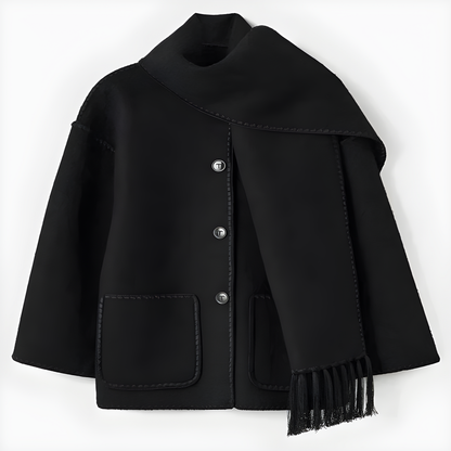 Women's Winter Jacket with Scarf