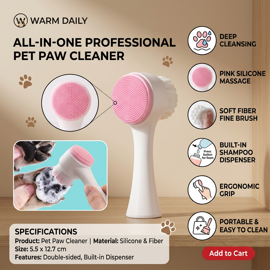 GLABORA SKIN RECOVERY, ITCHING, AND HOT SPOT KIT FOR DOGS 5-IN-1 | Paw Cleaner, Waterproof Suit, Hair Remover, Comb Set, and Inflatable Recovery Collar