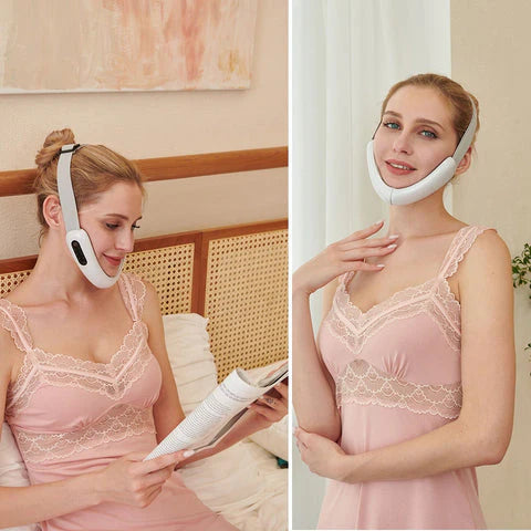 Face Sculpting Device | EMS Technology with 8 Modes and 15 Intensity Levels for Jawline Definition