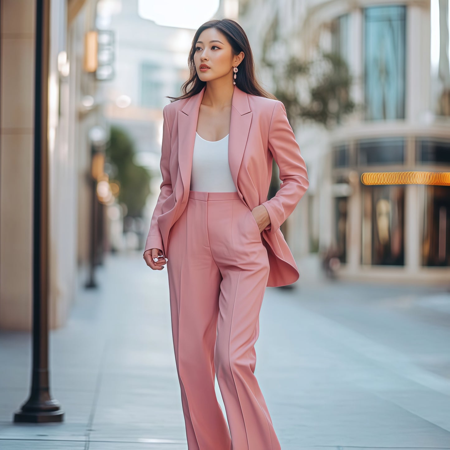 Women's Blazer Set with Versatile Design