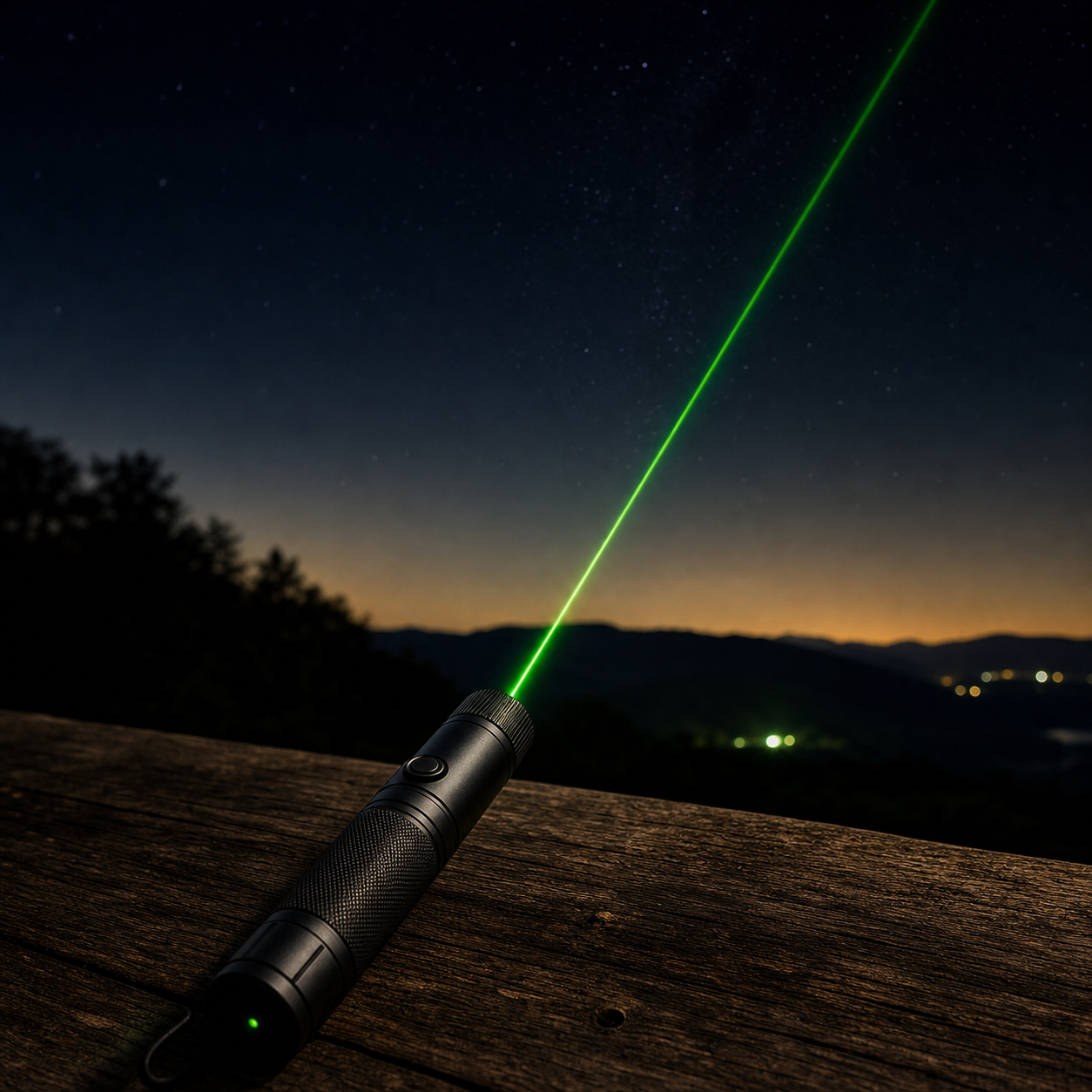 Puntatore Laser Potente | Ricaricabile a Lungo Raggio con Messa a Fuoco Regolabile | Ideale per Presentazioni e Osservazioni