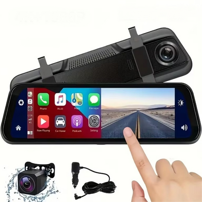 Car Dash Cam | Car Camera with Dual HD 720P Recording | Night Vision and GPS for Advanced Security