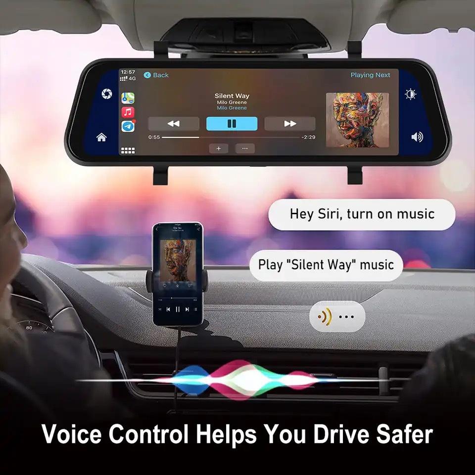Car Dash Cam | Car Camera with Dual HD 720P Recording | Night Vision and GPS for Advanced Security