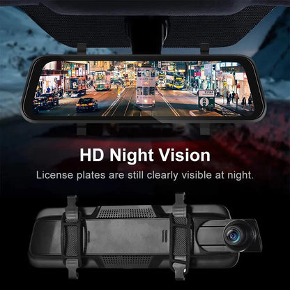 Car Dash Cam | Car Camera with Dual HD 720P Recording | Night Vision and GPS for Advanced Security