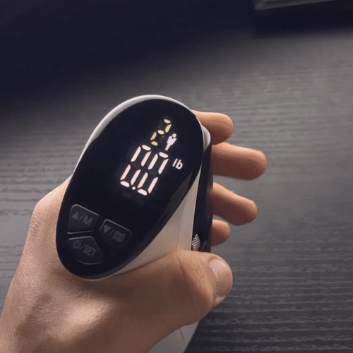 Dinamometro Elettronico | Dispositivo Digitale per Misurazione della Forza di Presa con Display LED | Allenamento Efficace per Mani Forti 4