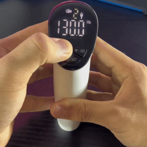 Dinamometro Elettronico | Dispositivo Digitale per Misurazione della Forza di Presa con Display LED | Allenamento Efficace per Mani Forti 5