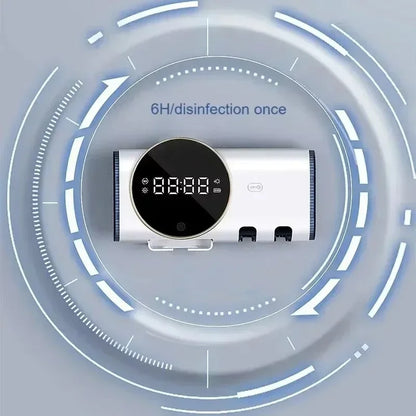 Dispenser Intelligente per Spazzolino e Rasoio con Sterilizzazione UV | Design Compatto per Massima Igiene e Comfort 4