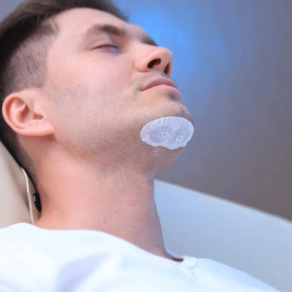 Electric Anti-Snoring Device | Noise Reduction with 10 Adhesive Patches | Smart Solution for Peaceful Sleep