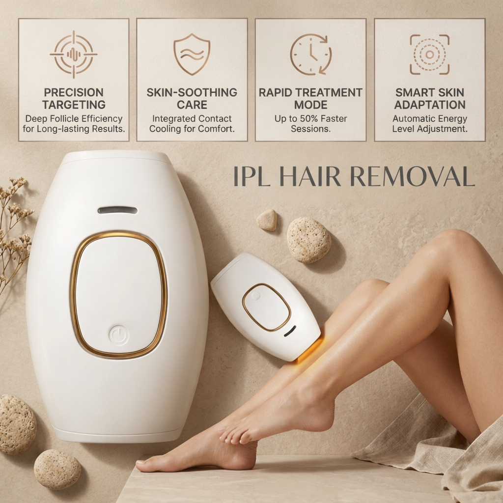 Dispositivo IPL per Depilazione Indolore con Tecnologia Regolabile | Risultati Professionali a Casa per Pelle Liscia e Morbida 2