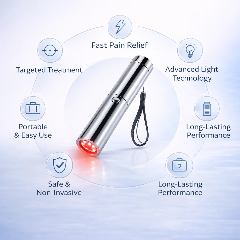 Dispositivo Portatile | Terapia a Luce Rossa con Design Compatto | Sollievo Efficace per Muscoli e Articolazioni 7