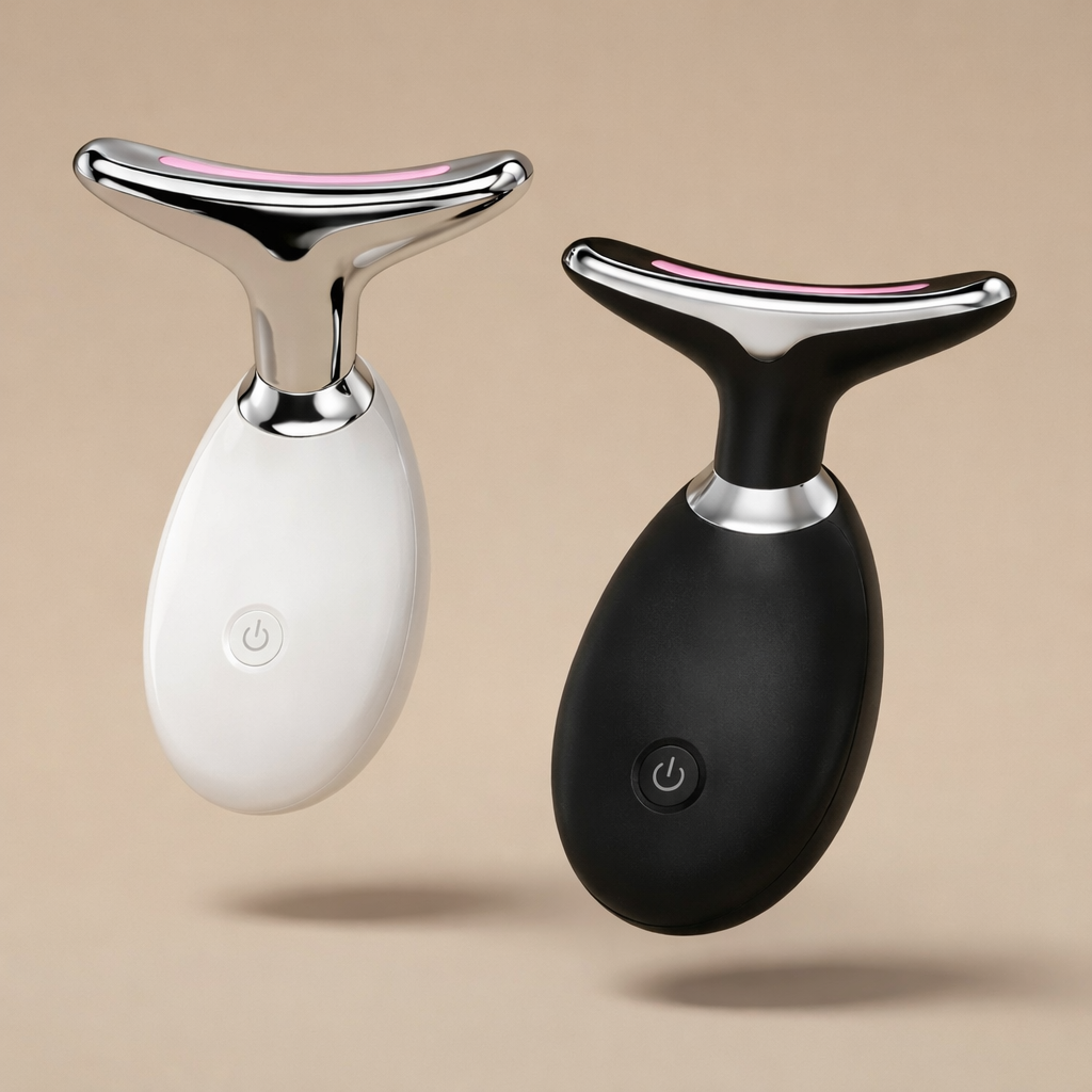 Dispositivo Ringiovanente per Collo e Viso con Massaggio Rassodante | Design Ergonomico per Risultati Visibili 4