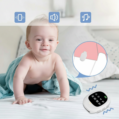 Dispositivo per Enuresi Notturna | Allarme Wireless con Vibrazione e Sensore di Urina | Supporto per un Sonno Sereno e Asciutto 0