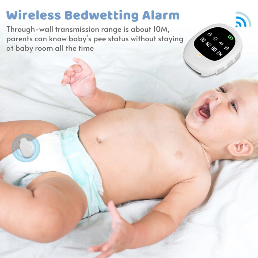 Dispositivo per Enuresi Notturna | Allarme Wireless con Vibrazione e Sensore di Urina | Supporto per un Sonno Sereno e Asciutto 2