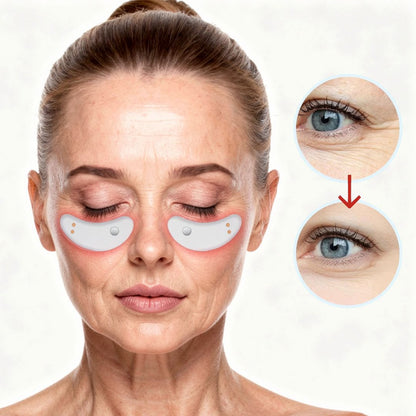Eye Massager Device | Red Light and Microcurrent Therapy | Quick Treatment for a Refreshed Look