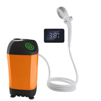 Portable Camping Shower | Camping Shower with Smart Display and Powerful Battery for Outdoor Adventures