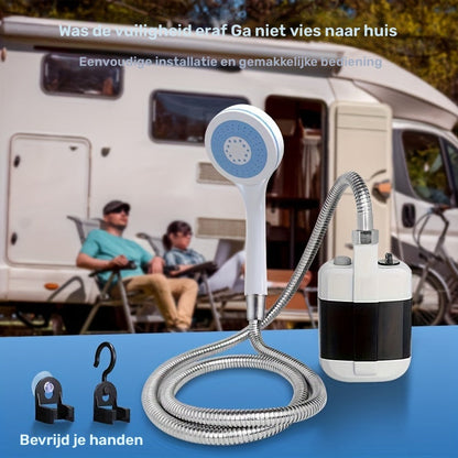 Portable Camping Shower | Filtration System and Constant Flow | Perfect for Outdoor Adventures