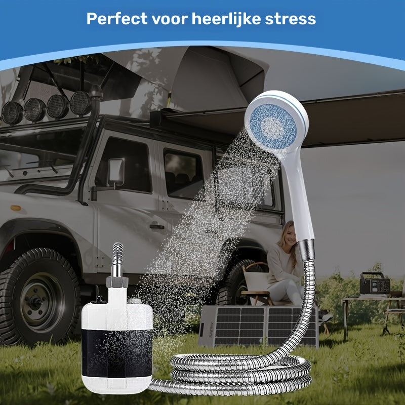Portable Camping Shower | Filtration System and Constant Flow | Perfect for Outdoor Adventures