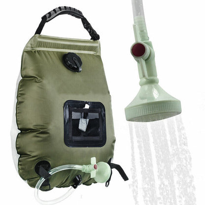 Portable Camping Shower with 20-Liter Capacity and Heating Design for Warm Showers in Nature