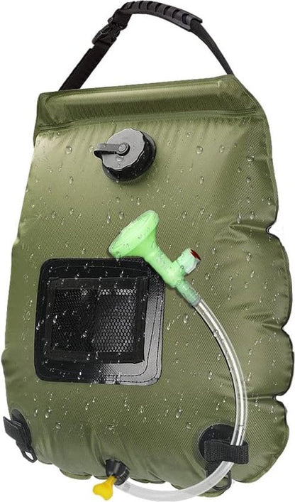 Portable Camping Shower with 20-Liter Capacity and Heating Design for Warm Showers in Nature
