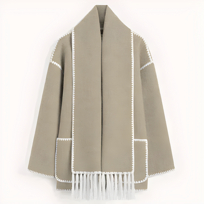 Women's Winter Jacket with Scarf