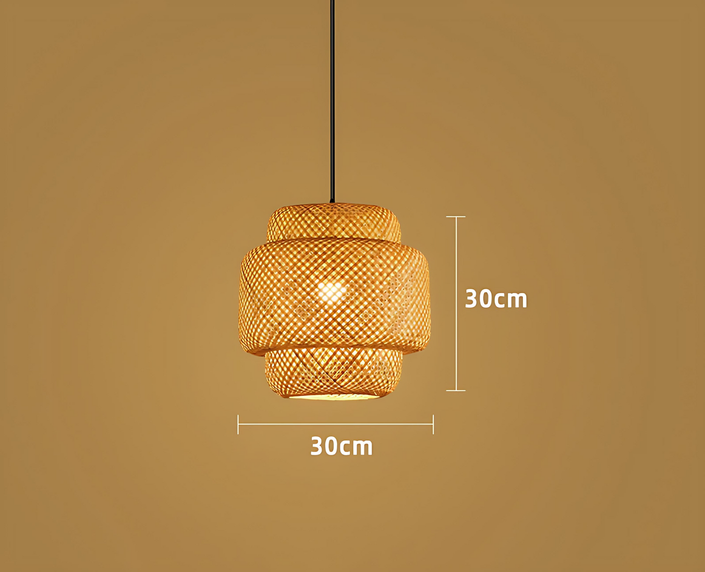 Natural Rattan Pendant Lamp