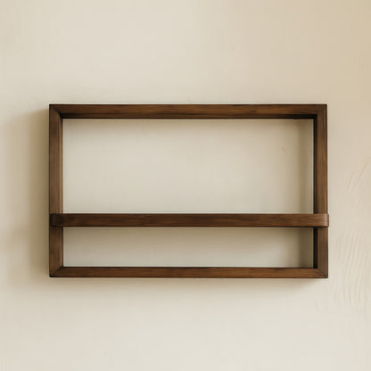 Geometric Wooden Shelf